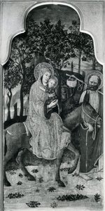 Ciclo de la Vida de la Virgen, Huida a Egipto, c.1445 de Giovanni Francesco da Rimini